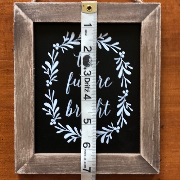 NWT |  THE FUTURE IS BRIGHT |  WALL ART - Picture 3 of 7